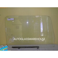 suitable for TOYOTA LANDCRUISER - 1976 to 1984 - UTE - PASSENGERS - LEFT FRONT DOOR GLASS - FULL TYPE - (GLASS ONLY)