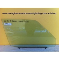 suitable for TOYOTA COROLLA KE70 - 1/1981 to 1/1985 - SEDAN/WAGON - DRIVERS - RIGHT SIDE FRONT DOOR GLASS - SHORT 675MM