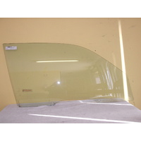 suitable for TOYOTA STARLET KP90 - 3/1996 to 9/1999 - 3DR HATCH - DRIVER - RIGHT SIDE FRONT DOOR GLASS - Holes (Aussie)