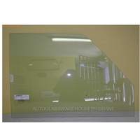 NISSAN PATROL GQ - 2/1988 TO  11/1997 - 3DR/5DR WAGON - DRIVERS - RIGHT SIDE FRONT DOOR GLASS - WITHOUT VENT - ELECTRIC MIRROR - 777MM
