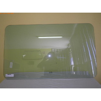 MERCEDES SPRINTER - 2/1998 TO 8/2006 - SWB - LEFT HAND SIDE-SLIDING FIXED DOOR GLASS (1025w X 615h) - GREEN (S RUBBER FITMENT)