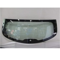 NISSAN DUALIS J10 - 5 SEATER - 10/2007 to 6/2014 - 4DR WAGON - REAR WINDSCREEN GLASS - GREEN - HEATED