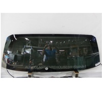 suitable for TOYOTA RAV4 30 SERIES - 1/2006 TO 2/2013 - 5DR WAGON - REAR WINDSCREEN GLASS - HEATED - PRIVACY GREY - 1 HOLE