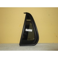 HOLDEN COMMODORE VE/VF - 3/2007 to 10/2017 - 2DR UTE - PASSENGERS - LEFT SIDE REAR OPERA GLASS - NOT ENCAPSULATED - GREEN