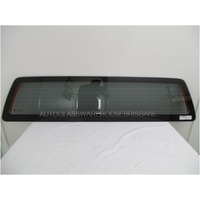 HOLDEN COLORADO RG - 2/4DR & SPACE CAB - 6/2012 to CURRENT - UTE - REAR WINDSCREEN GLASS - HEATED - GREEN