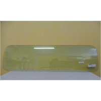 suitable for TOYOTA LANDCRUISER 75/78/79 SERIES - 1/1985 to 10/1999 - UTE - REAR WINDSCREEN GLASS (1130 x 330)