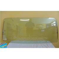 suitable for TOYOTA HIACE 100 SERIES - 10/1989 TO 1/2005 - TRADE VAN/COMMUTER - REAR WINDSCREEN GLASS - HEATED