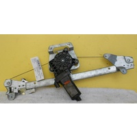 HOLDEN COMMODORE / CREWMAN -VY/VZ - 4DR SED/WAG  2002>2007 - RIGHT SIDE REAR DOOR ELECTRIC WINDOW REGULATOR-(Oval Plug)