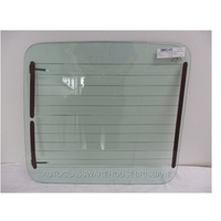 FORD TRANSIT VE/VF/VG - 4/1994 to 9/2000 - VAN - PASSENGERS - LEFT SIDE REAR BARN DOOR GLASS - HEATED - LOW ROOF - 590 X 530