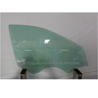 MERCEDES C CLASS W203 - 12/2000 TO 2003 - SEDAN/WAGON - DRIVERS - RIGHT SIDE FRONT DOOR GLASS (2 HOLES) - GREEN