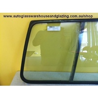 MITSUBISHI PAJERO NH/NL - 5/1991 TO 4/2000 - 4DR WAGON - DRIVERS - RIGHT SIDE SLIDER FIXED GLASS - REAR PIECE
