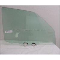 NISSAN JUKE F15 - 10/2013 to 12/2019 - 5DR SUV - DRIVERS - RIGHT SIDE FRONT DOOR GLASS (WITH FITTINGS) - GREEN 