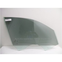 BMW 1 SERIES F20 - 10/2011 to 10/2019 - 5DR HATCH - DRIVER - RIGHT SIDE FRONT DOOR GLASS (2 HOLES) - GREEN 