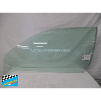 BMW 3 SERIES E46 - 6/1999 to 1/2006 - 2DR COUPE/CONVERTIBLE - PASSENGERS - LEFT SIDE FRONT DOOR GLASS - 1 HOLE - LOW STOCK (1010w) - GENUINE