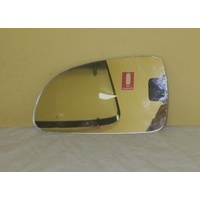 HYUNDAI ACCENT - 3DR HATCH 5/00>4/06 - LEFT SIDE MIRROR (flat glass only-non heated) - 167 wide X 95 high- NEW