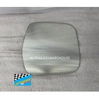 suitable for TOYOTA PRADO 90 SERIES - 6/1996 to 1/2003 - 5DR WAGON - DRIVERS -RIGHT SIDE MIRROR - FLAT GLASS ONLY -  166MM X 163 HIGH
