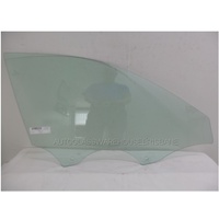 AUDI A3 8V - 5/2013 TO 1/2022 - 5DR HATCH - DRIVERS - RIGHT SIDE FRONT DOOR GLASS - GREEN