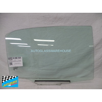 suitable for TOYOTA COROLLA ZRE172R - 12/2013 to 10/2019 - 4DR SEDAN - DRIVERS - RIGHT SIDE REAR DOOR GLASS - GREEN 