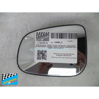 FORD FALCON FG - 5/2008 to 10/2016 - SEDAN/UTE - PASSENGERS - LEFT SIDE MIRROR - GENUINE CURVED GLASS WITH BACKING PLATE - 1469627