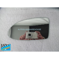 HYUNDAI ACCENT MC - 5/2006 to 6/2011 - 4DR SEDAN - PASSENGERS - LEFT SIDE MIRROR - FLAT GLASS ONLY - 200 X 100H