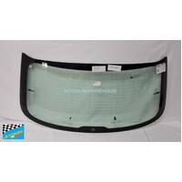 AUDI A6 C7 4G - 7/2011 to 6/2019 - 4DR WAGON - REAR WINDSCREEN GLASS - HEATED - GREEN - WITH ANTENNA
