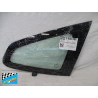 NISSAN DUALIS J10 - 7 SEATER - 4/2010 to 6/2014 - 4DR WAGON - PASSENGER - LEFT SIDE REAR CARGO GLASS - GREEN - GENUINE