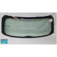 AUDI A3 8V - 2012 to 2020 - 3DR HATCH - REAR WINDSCREEN GLASS - DARK GREEN - HEATED - 1 HOLE - WITH ANTENNA