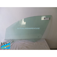 AUDI Q5 8R - 3/2009 to 3/2017 - 4DR SUV - PASSENGERS - LEFT SIDE FRONT DOOR GLASS - 2 HOLES - GREEN - (LIMITED STOCK)