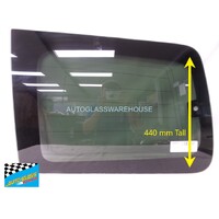 MITSUBISHI PAJERO NS/NT/NW/NX - 11/2006 to CURRENT - 4DR WAGON - PASSENGER - LEFT SIDE REAR CARGO GLASS - ANTENNA, 1 HOLE - PRIVACY TINT