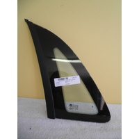 HOLDEN BARINA XC - 3/2001 to 11/2005 - 5DR HATCH - PASSENGERS - LEFT SIDE REAR OPERA GLASS - ENCAPSULATED - GREEN