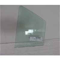 HYUNDAI ACCENT MC - 5/2006 TO 6/2011 - 4DR SEDAN - PASSENGERS -  LEFT SIDE REAR QUARTER GLASS - GREEN