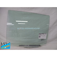 suitable for TOYOTA YARIS NCP91 - 9/2005 to 10/2011 - 5DR HATCH - PASSENGER - LEFT SIDE REAR DOOR GLASS - GREEN