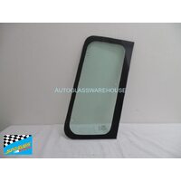 MITSUBISHI FUSO 7/1998 to 9/2000 - FUSO - FP/FS/FV - TRUCK -WIDE CAB - PASSENGERS - LEFT SIDE REAR CARGO GLASS - BEHIND FRONT DOOR - 3 HOLES - GREEN
