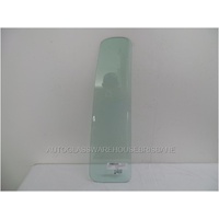 suitable for TOYOTA COASTER HZB50 - 6/1993 to CURRENT - 22 SEATER BUS - LEFT SIDE - REAR PIECE - FIXED WINDOW GLASS - SMALLEST 