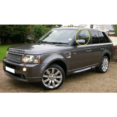 LAND ROVER DISCOVERY 3 S3/ VOGUE L322 VOGUE SE-HSE - 3/2002 to 9/2012 - 4DR WAGON - PASSENGERS - LEFT SIDE REAR DOOR GLASS - GREEN - NEW