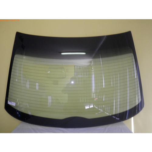 HOLDEN COMMODORE VT/VX/VY/VZ - 9/1997 to 7/2006 - 4DR SEDAN - REAR WINDSCREEN GLASS - WITH ANTENNA, BREAK LIGHT PROVISION - CAN BE BLACKED OUT- NEW