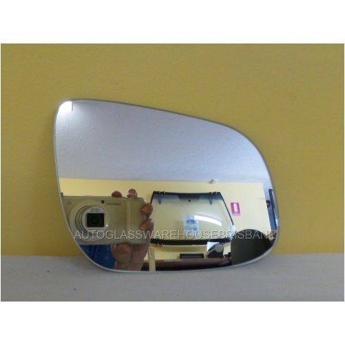 KIA RIO JB - 7/2009 to 8/2011 -5DR HATCH - DRIVER - RIGHT SIDE FLAT GLASS MIRROR - 160mm wide X 120mm high - NEW