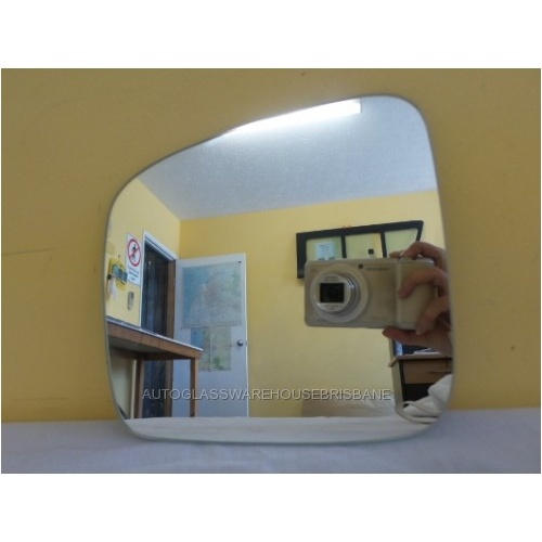 VOLKSWAGEN CARAVELLE - VAN 2010>CURR-PASSENGER-LEFT SIDE MIRROR-NEW (flat mirror glass only) 182mm wide X 170mm high