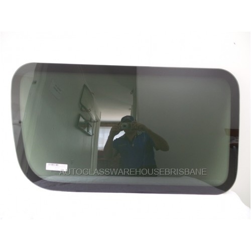 LDV V80 - 4/2013 TO CURRENT - VAN - DRIVERS - RIGHT SIDE REAR CARGO FIXED BONDED WINDOW GLASS - 990 X 555 - NEW