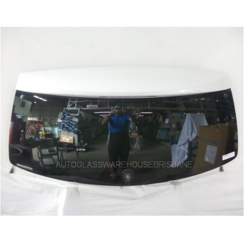 suitable for TOYOTA KLUGER GSU40R - 7/2007 to 8/2014 - 5DR WAGON - REAR WINDSCREEN GLASS - PRIVACY TINT (14 HOLES) - WITH SPOILER & STRUTS - (Second-h