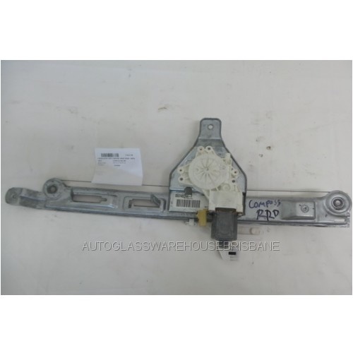JEEP COMPASS MK - 03/2007 to 12/2016 - 4DR WAGON - RIGHT SIDE REAR WINDOW REGULATOR - (Second-hand)