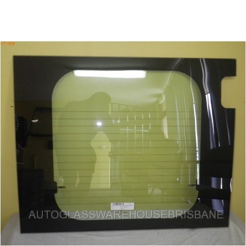 FIAT DUCATO - 2/2007 to CURRENT - MWB/LWB/XLWB VAN - RIGHT SIDE REAR BARN DOOR GLASS - HEATED (270º OPENING WITH CUT OUT FOR HINGE) - NEW