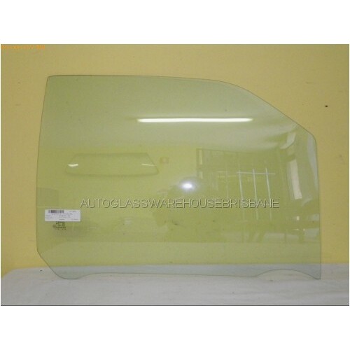 NISSAN NAVARA D21 - 1/1986 to 3/1997 - 2DR SINGLE/4DR DUAL CAB UTE - DRIVERS - RIGHT SIDE FRONT DOOR GLASS - 1/4 TYPE - NEW