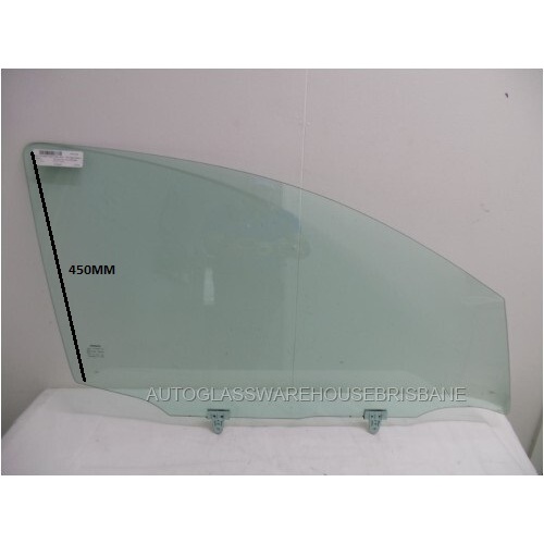NISSAN DUALIS J10 - 7 SEATER - 4/2010 to 6/2014 - 4DR WAGON - DRIVERS - RIGHT SIDE FRONT DOOR GLASS (BACK EDGE 450MM HIGH) - NEW