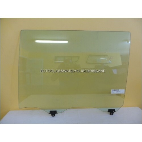 NISSAN PATROL Y62 - 2/2013 TO CURRENT - 5DR WAGON - PASSENGERS - LEFT SIDE REAR DOOR GLASS - GREEN - NEW