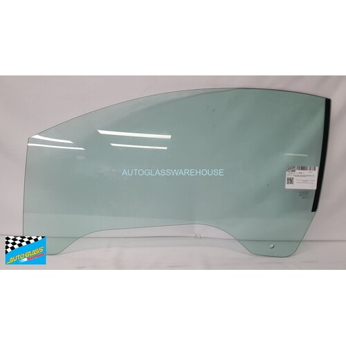 PEUGEOT 207  - 6/2007 to 9/2012 - 2DR COUPE - PASSENGERS - LEFT SIDE FRONT DOOR GLASS.