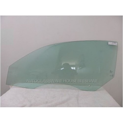 VOLKSWAGEN EOS 1F - 2/2007 to 9/2014 - 2DR CONVERTIBLE - PASSENGER - LEFT SIDE FRONT DOOR GLASS - WITHOUT FITTINGS - 1 HOLE - GREEN - NEW