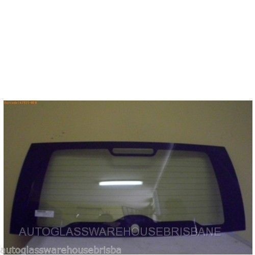 GREAT WALL X200/X240 H3/H5 - 10/2009 to 12/2014 - 4DR WAGON - REAR WINDSCREEN GLASS - HEATED - WITHOUT AREAL - 1160 X 490 - WIPER HOLE - NEW