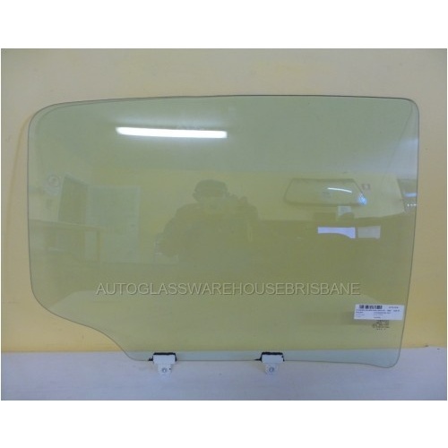 HOLDEN COLORADO RG - 6/2012 to CURRENT - 4DR DUAL CAB - DRIVERS - RIGHT SIDE REAR DOOR GLASS - WITH FITTINGS (666mm WIDE) - NEW