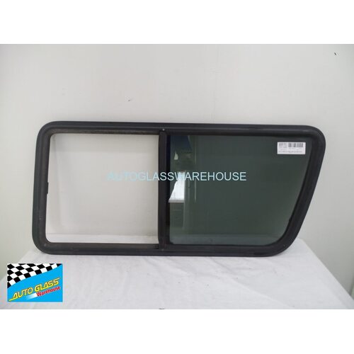 suitable for TOYOTA TOWNACE YR39 - 4/1992 to 12/1996 - VAN - DRIVERS - RIGHT SIDE - KINGSLEY FIXED GLASS - FRONT 1/2 ONLY (490w X 390h) - (Second-hand